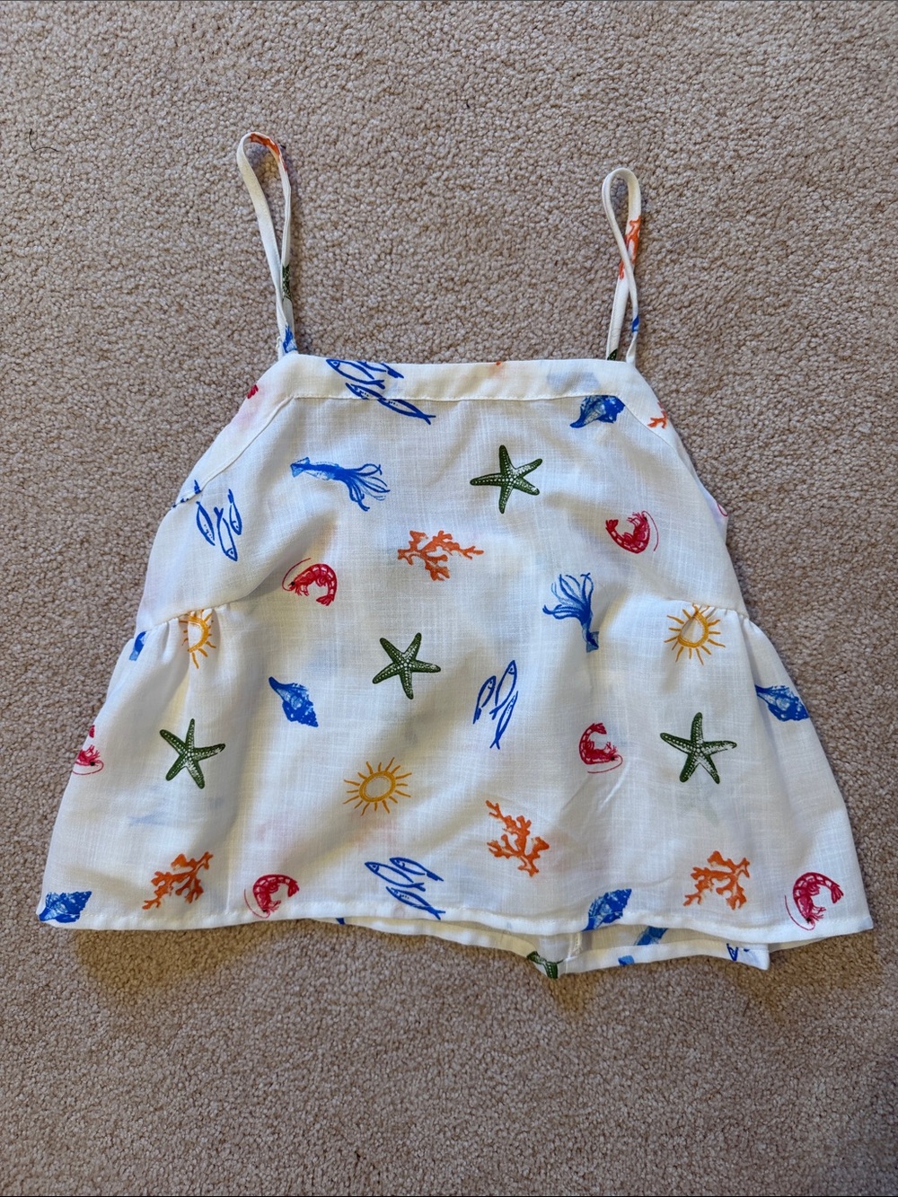 Women’s Summer Beach Print Cami Top